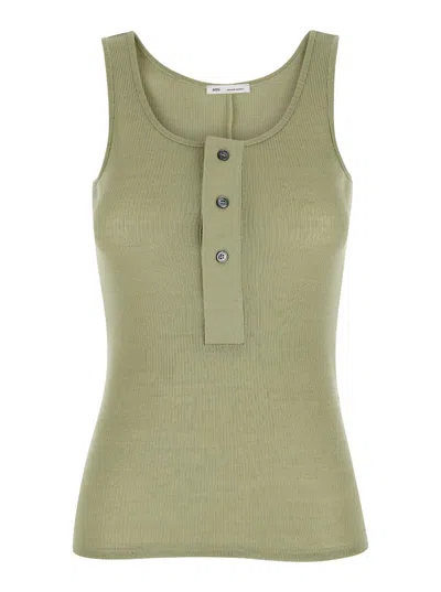 Ami Alexandre Mattiussi Tanktop In Beige