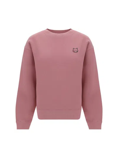 Maison Kitsuné Sweatshirt In Rosebud