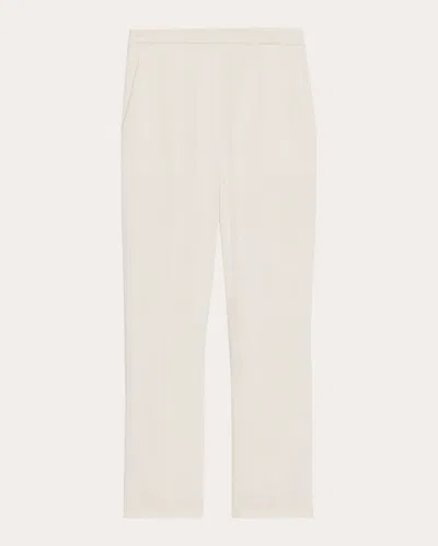 Theory Women's High-waist Slim Crop Pants In White