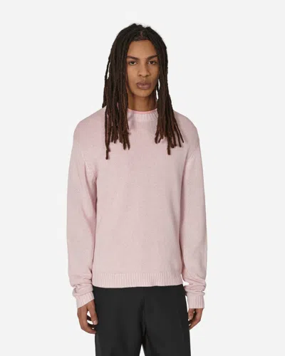 Stockholm Surfboard Club Logo Crewneck Sweater In Pink