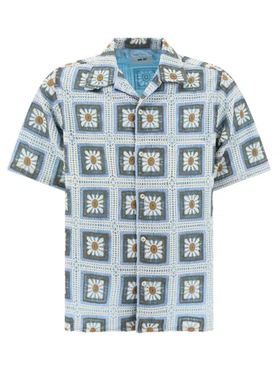 Nn.07 "julio Crochet" Shirt In Blue