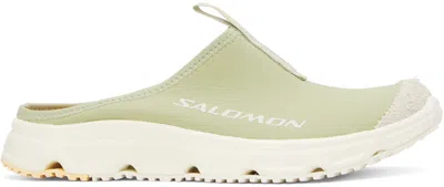 Salomon Rx Slide 3.0 Recovery Shoes In Green,white