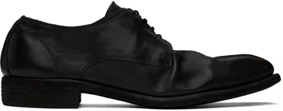 Guidi Horse-leather Derby Shoes In Black