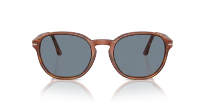 Persol Po3343s Terra Di Siena Sunglasses In Light Blue