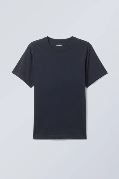Weekday Standard Midweight T-shirt In Blue