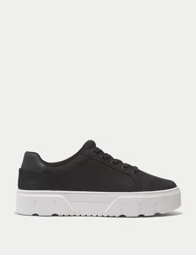 Timberland Low Lace-up Trainer In Black