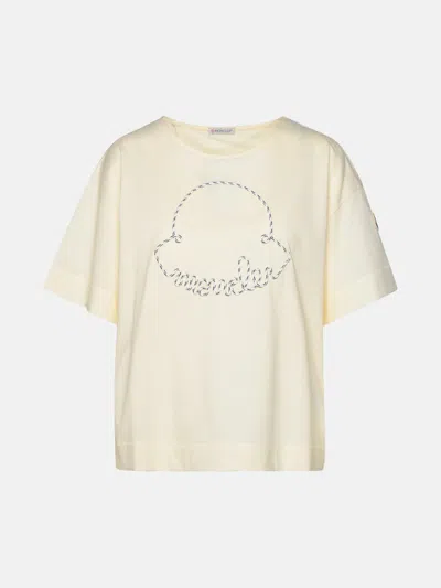 Moncler Ivory Cotton T-shirt