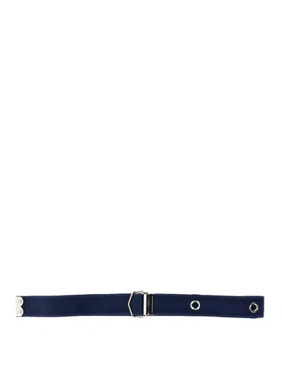 Dolce & Gabbana Belt With Logo In Blue