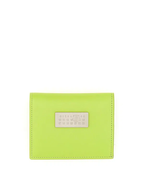 MM6 Maison Margiela Green Numeric Wallet