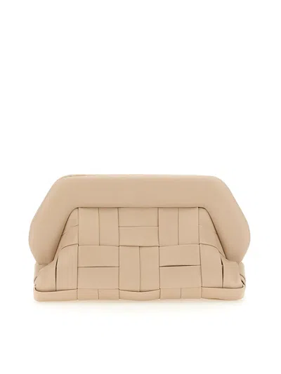 Themoirè Bolso Clutch - Bios In Beige