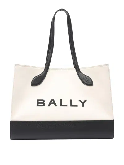 Bally Keep On Tote Bag In Beige