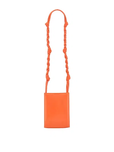 Jil Sander Small Padded Tangle Bag In Orange