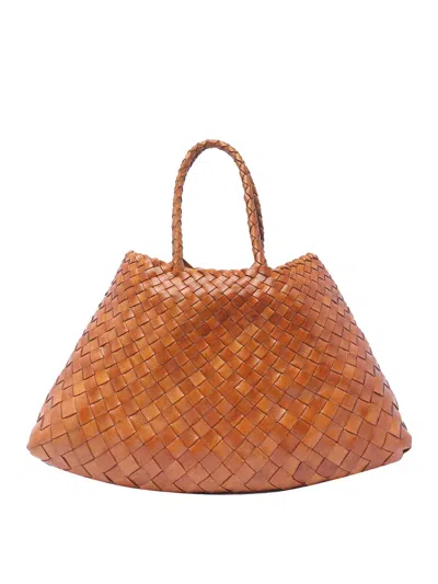Dragon Diffusion Santa Croce Small Bag In Brown