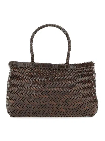 Dragon Diffusion Bamboo Triple Jump Small Bag In Brown