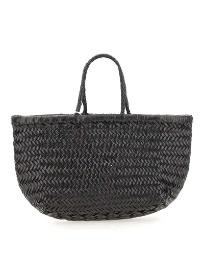 Dragon Diffusion Designer Handbags Mini "triple Jump" Bag In Black
