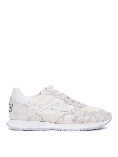 Ash Sunstar Distressed-effect Trainers In Beige