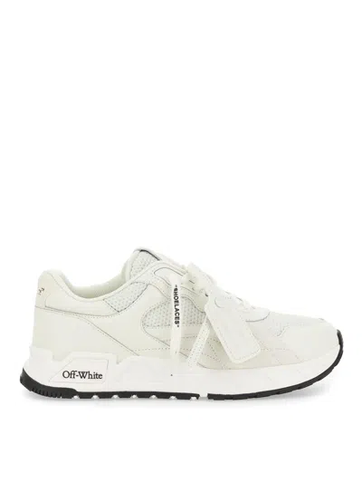 Off-white Trainer With Logo In White
