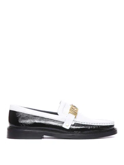 Moschino Flat Shoes In White