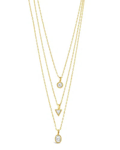 Sterling Forever Julie Layered Necklace - Gold
