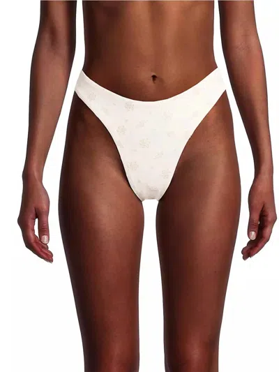 Weworewhat Classic Scoop Bikini Bottom In Off White