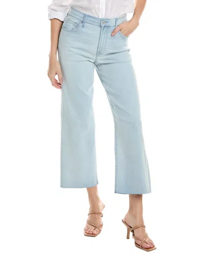 7 For All Mankind Alexa Icefield Cropped Jean In Blue