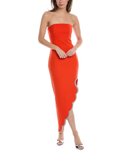 Rachel Gilbert Asymmetrisches Kyra Kleid In Red
