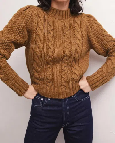 Z Supply Catya Sweater Camel M In Brown