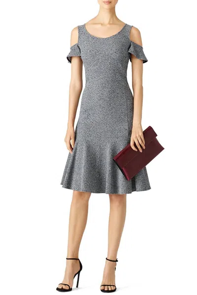 Derek Lam 10 Crosby Open Shoulder Dress In Grey