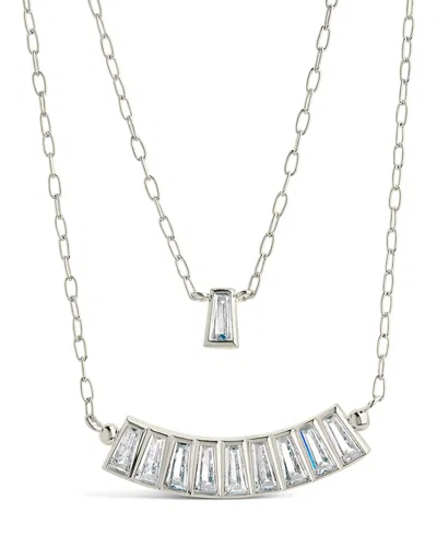 Sterling Forever Lillian Necklace - Silver