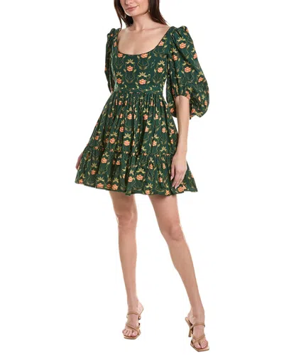 Agua Bendita Mini Dress In Green