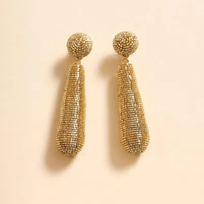 Mignonne Gavigan Tivoli Drop Earrings In Gold In Silver