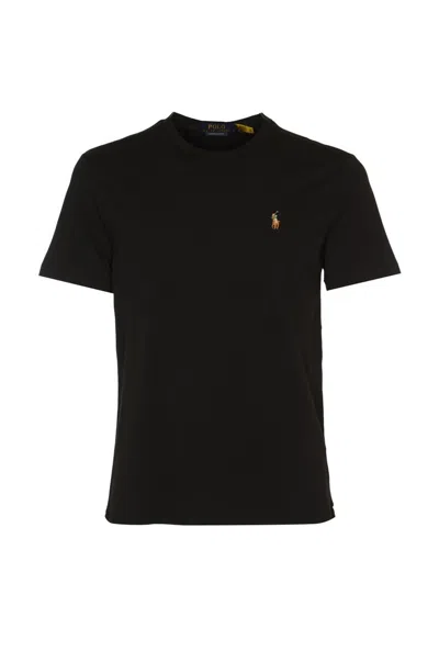 Polo Ralph Lauren Cotton T-shirt In Polo Black