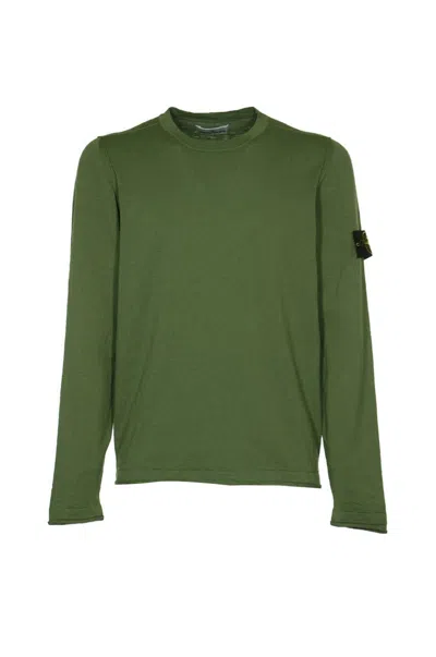 Stone Island Sweaters In Musk