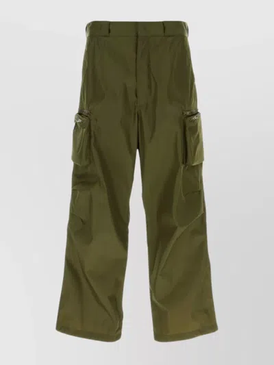 Prada Cargo Pants In Green