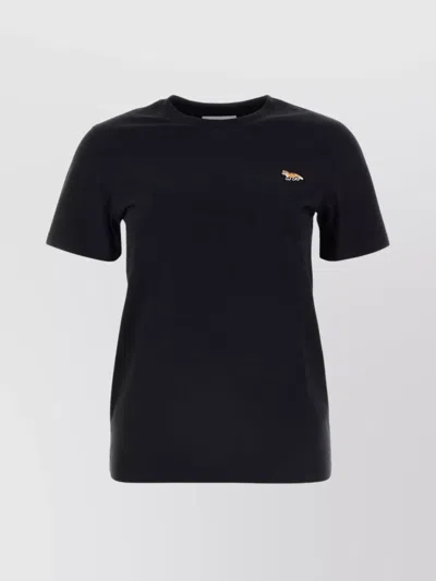 Maison Kitsuné T-shirt With Logo In Black