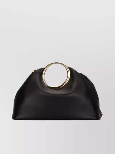 Jacquemus Le Calino Leather Bag In Black