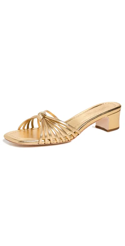 Loeffler Randall Hazel Slide Sandal In Gold