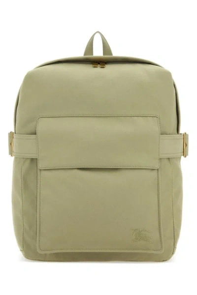 Burberry Polyester Blend Trench Backpack In Green