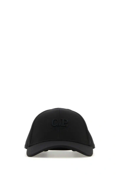 C.p. Company Baseball Hat With Logo In Black