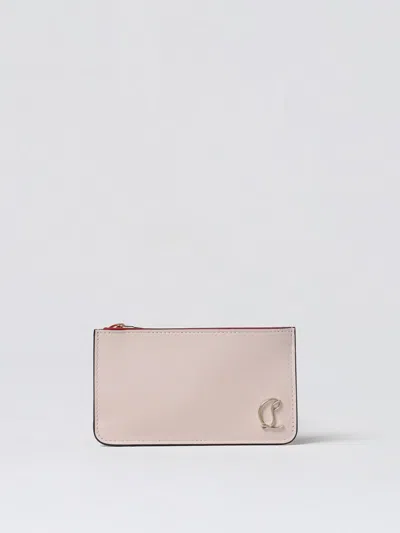Christian Louboutin Wallet Woman Natural Woman In Cream