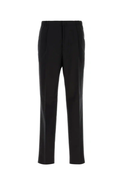 Fendi Man Black Wool Pant