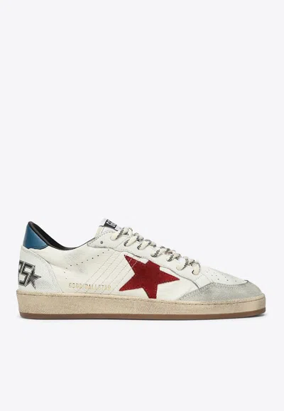 Golden Goose Db Ball Star Low-top Sneakers In White
