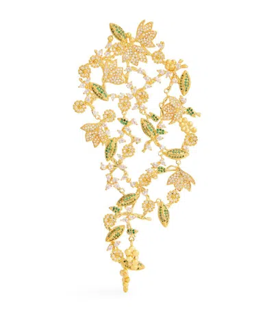 Zimmermann Gold-plated Bloom Drop Earrings