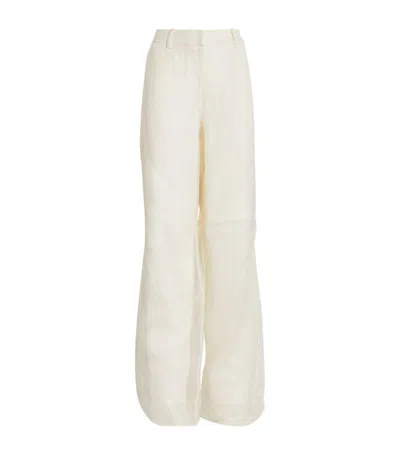 Christopher Esber Iconica Tailored Trousers In White