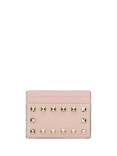 Valentino Garavani Women  Rockstud Card Holder In Multicolor