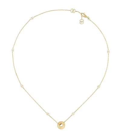Gucci Icon 18kt Yellow Gold Star Necklace - Ybb729363001