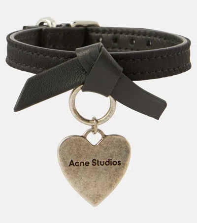 Acne Studios Musubi Bracelet In Black