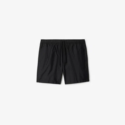 Burberry Swim Shorts In Black