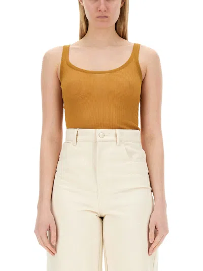 Max Mara Bastia Tank Top In Brown