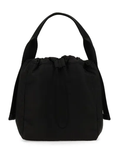 Ganni Technical Fabric Bag In Black